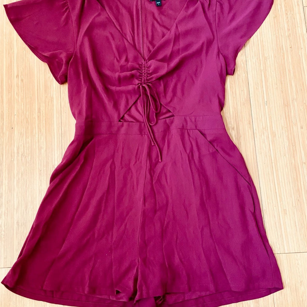 Maroon Romper Size Small